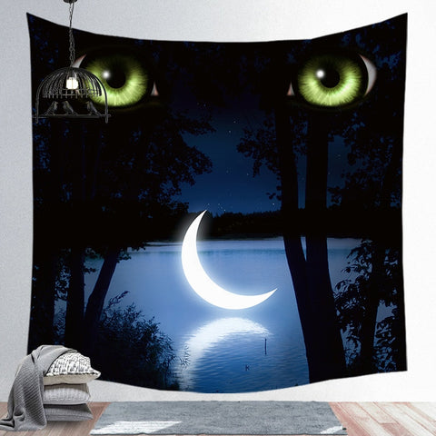 Moon Stars Tapestry Printed Mandala Bohemia Wall Hanging Towel