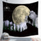 Moon Stars Tapestry Printed Mandala Bohemia Wall Hanging Towel
