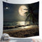 Moon Stars Tapestry Printed Mandala Bohemia Wall Hanging Towel