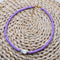 Mix Color Soft Pottery Beads Choker Necklace