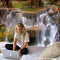 3D Beach Towel Waterfall Landscape