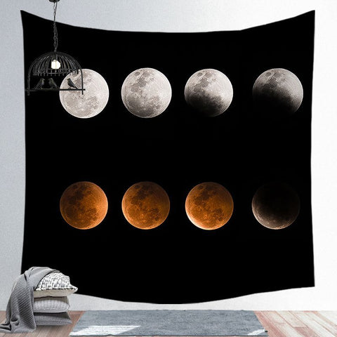 Moon Stars Tapestry Printed Mandala Bohemia Wall Hanging Towel