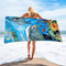 Microfiber Ocean Beach Towel Large Sport