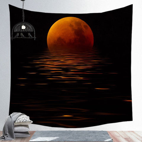 Moon Stars Tapestry Printed Mandala Bohemia Wall Hanging Towel