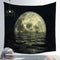 Moon Stars Tapestry Printed Mandala Bohemia Wall Hanging Towel