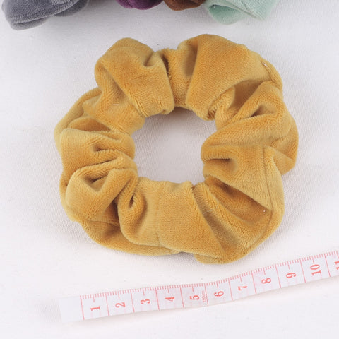 1pc velvet scrunchies hair accessories scrunchie ornaments elastic hair bands tiara free shipping darling woman vsco head dress