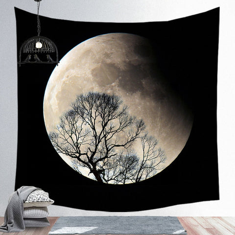 Moon Stars Tapestry Printed Mandala Bohemia Wall Hanging Towel