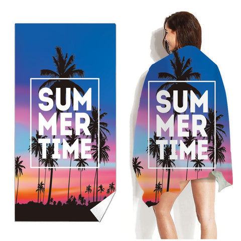 Flamingo and Abstract Patterns Beach towels