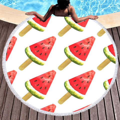 Bohemia Style Watermelon  Beach Towel