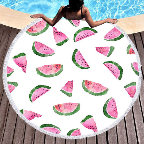 Bohemia Style Watermelon  Beach Towel