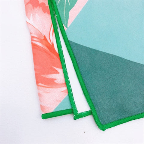 Flamingo and Abstract Patterns Beach towels