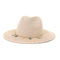 HOAREE  Panama  Fedora Straw Sunhat