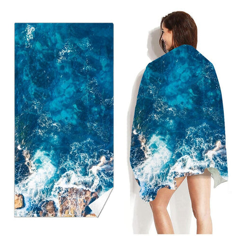 Flamingo and Abstract Patterns Beach towels