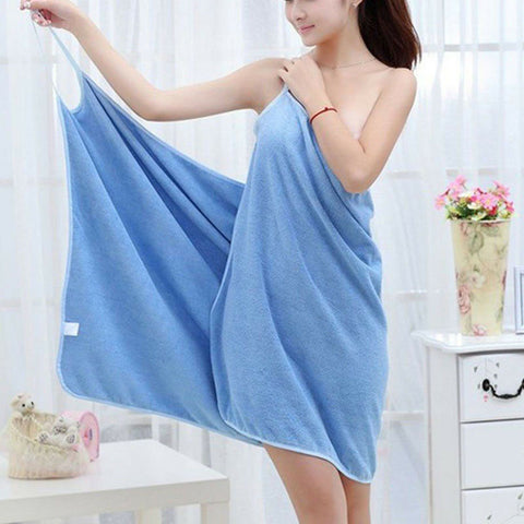 Wearable Bath Towel and  Robes Dress