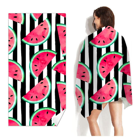 Flamingo and Abstract Patterns Beach towels