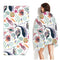Flamingo and Abstract Patterns Beach towels