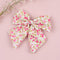Floral Cotton Hair Bow