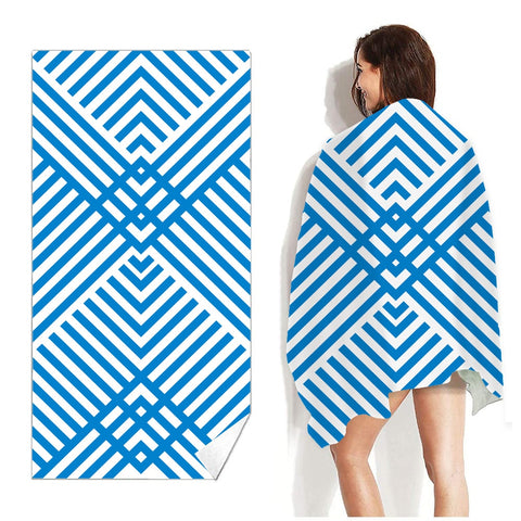 Flamingo and Abstract Patterns Beach towels