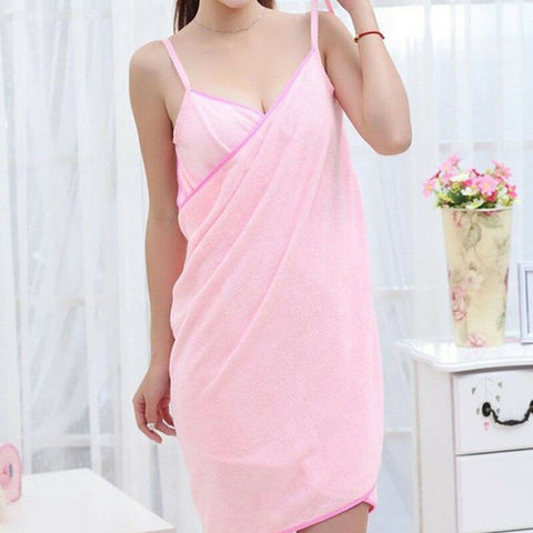 Wearable Bath Towel and  Robes Dress