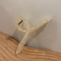 Solid Big Hair Claws Elegant Frosted Acrylic Hair Clips Hairpins Barrette