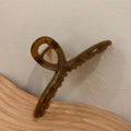 Solid Big Hair Claws Elegant Frosted Acrylic Hair Clips Hairpins Barrette