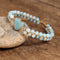 Imperial Stone Heart Shape Charm Bohemia Braided Bracelet