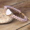 Imperial Stone Heart Shape Charm Bohemia Braided Bracelet