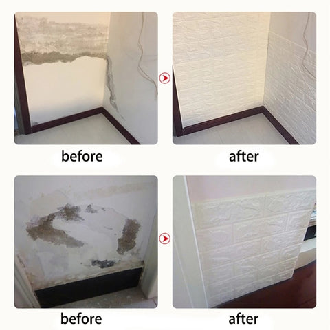 3D Self-Adhesive Wallpaper Brick Wall Stickers