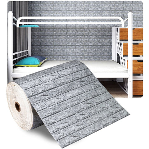 3D Self-Adhesive Wallpaper Brick Wall Stickers