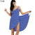 Bathrobe Striped Beach Skirt Wrap Skirt  and Beach Towel