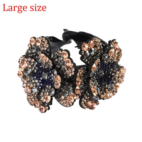 Molans Rhinestone  Flower Hair Clip Barrettes