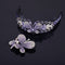 Molans Rhinestone  Flower Hair Clip Barrettes