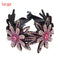 Molans Rhinestone  Flower Hair Clip Barrettes