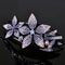 Shiny Rhinestone Flower Hair Clip