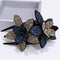 Shiny Rhinestone Flower Hair Clip