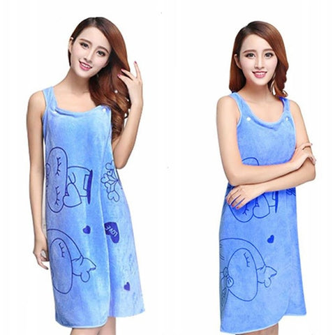 Beach Towel For Lady Wearable Fast Drying - Fabulous Trendy Items