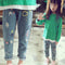 Personality cloud graffiti printing hole casual children jeans - Fabulous Trendy Items