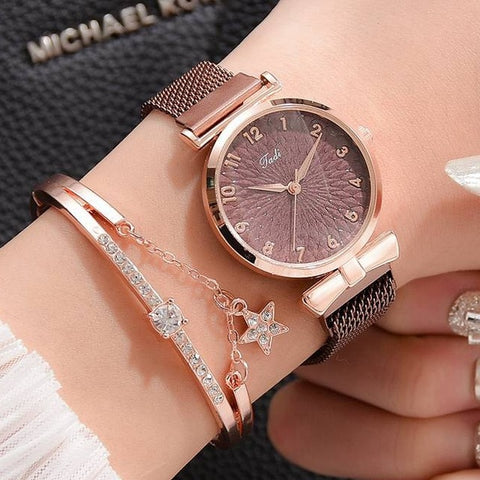 Women Bracelet Quartz Watches For Women Magnetic Watch Ladies Sports - Fabulous Trendy Items