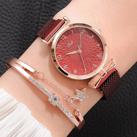 Women Bracelet Quartz Watches For Women Magnetic Watch Ladies Sports - Fabulous Trendy Items