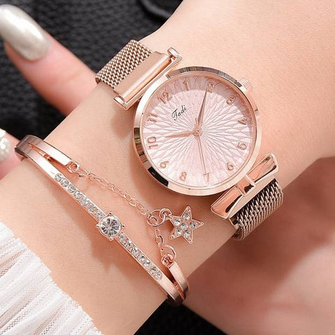 Women Bracelet Quartz Watches For Women Magnetic Watch Ladies Sports - Fabulous Trendy Items