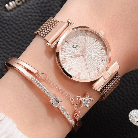 Women Bracelet Quartz Watches For Women Magnetic Watch Ladies Sports - Fabulous Trendy Items