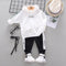 New Spring Autumn Baby Fashion Clothes Kid Boys Girls T Shirt Pants 2Pcs/sets Children Infant Clothing Toddler Cotton Sportswear - Fabulous Trendy Items