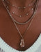 Gold Crystal Stars Pendant Necklaces  Multilevel Vintage Jewelry - Fabulous Trendy Items