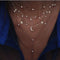 Gold Crystal Stars Pendant Necklaces  Multilevel Vintage Jewelry - Fabulous Trendy Items