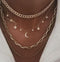 Gold Crystal Stars Pendant Necklaces  Multilevel Vintage Jewelry - Fabulous Trendy Items