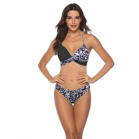 Women Bikini Set Push Up Padded  Swimsuit Vintage Style - Fabulous Trendy Items
