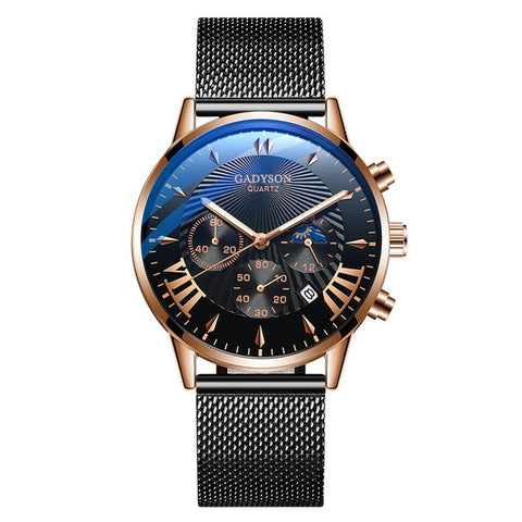 Top Men Watches Luxury Famous Brand Men Stainless Steel Mesh - Fabulous Trendy Items