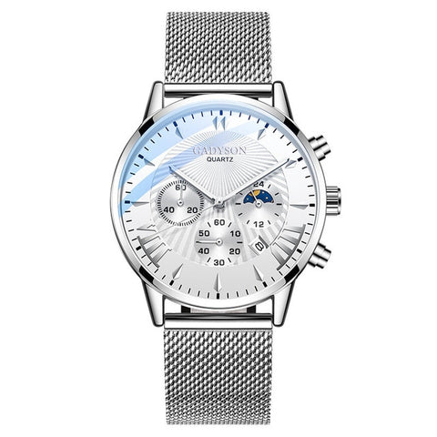 Top Men Watches Luxury Famous Brand Men Stainless Steel Mesh - Fabulous Trendy Items