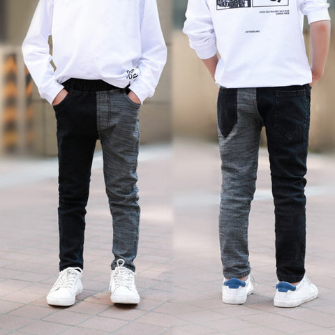 IENENS 5-13Y Kids Boys Clothes Skinny Jeans Classic Pants Children Denim Clothing Trend Long Bottoms Baby Boy Casual Trousers - Fabulous Trendy Items