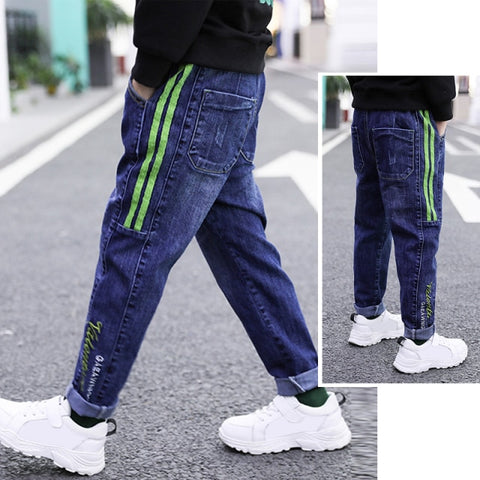 IENENS 5-13Y Kids Boys Clothes Skinny Jeans Classic Pants Children Denim Clothing Trend Long Bottoms Baby Boy Casual Trousers - Fabulous Trendy Items